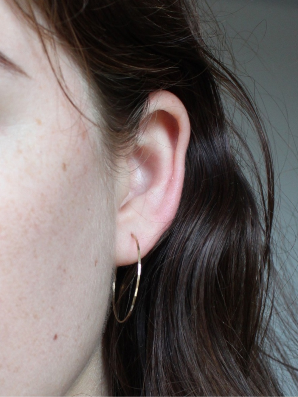 CATBIRD Big Hoop Dream Gold Earrings (pair) w/ box and bag